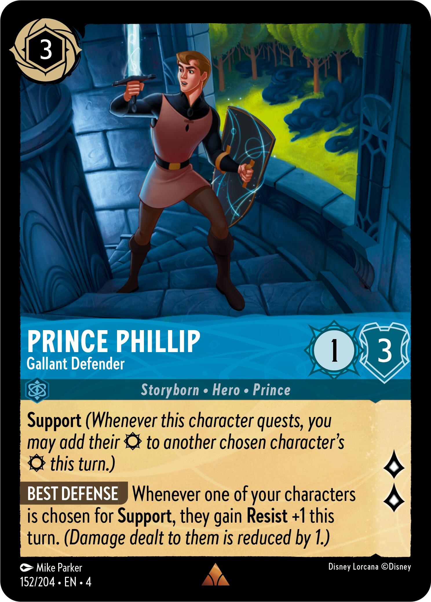 Prince Phillip - Gallant Defender (152/204) [Ursula's Return] | Odin's Place