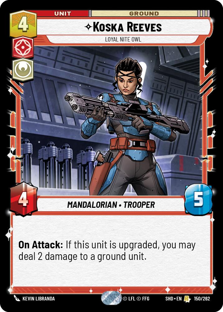 Koska Reeves - Loyal Nite Owl (150/262) (150/262) [Shadows of the Galaxy] | Odin's Place