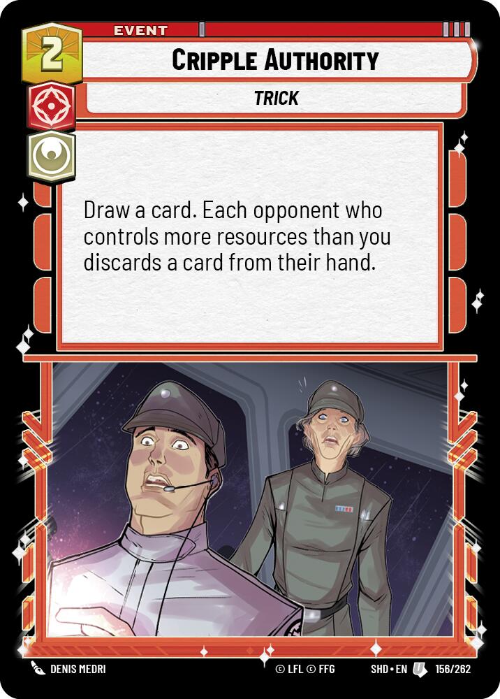 Cripple Authority (156/262) (156/262) [Shadows of the Galaxy] | Odin's Place