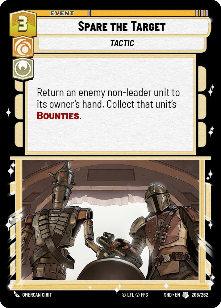 Spare the Target (206/262) (206/262) [Shadows of the Galaxy] | Odin's Place