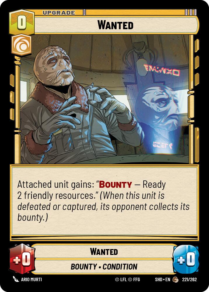 Wanted (221/262) (221/262) [Shadows of the Galaxy] | Odin's Place