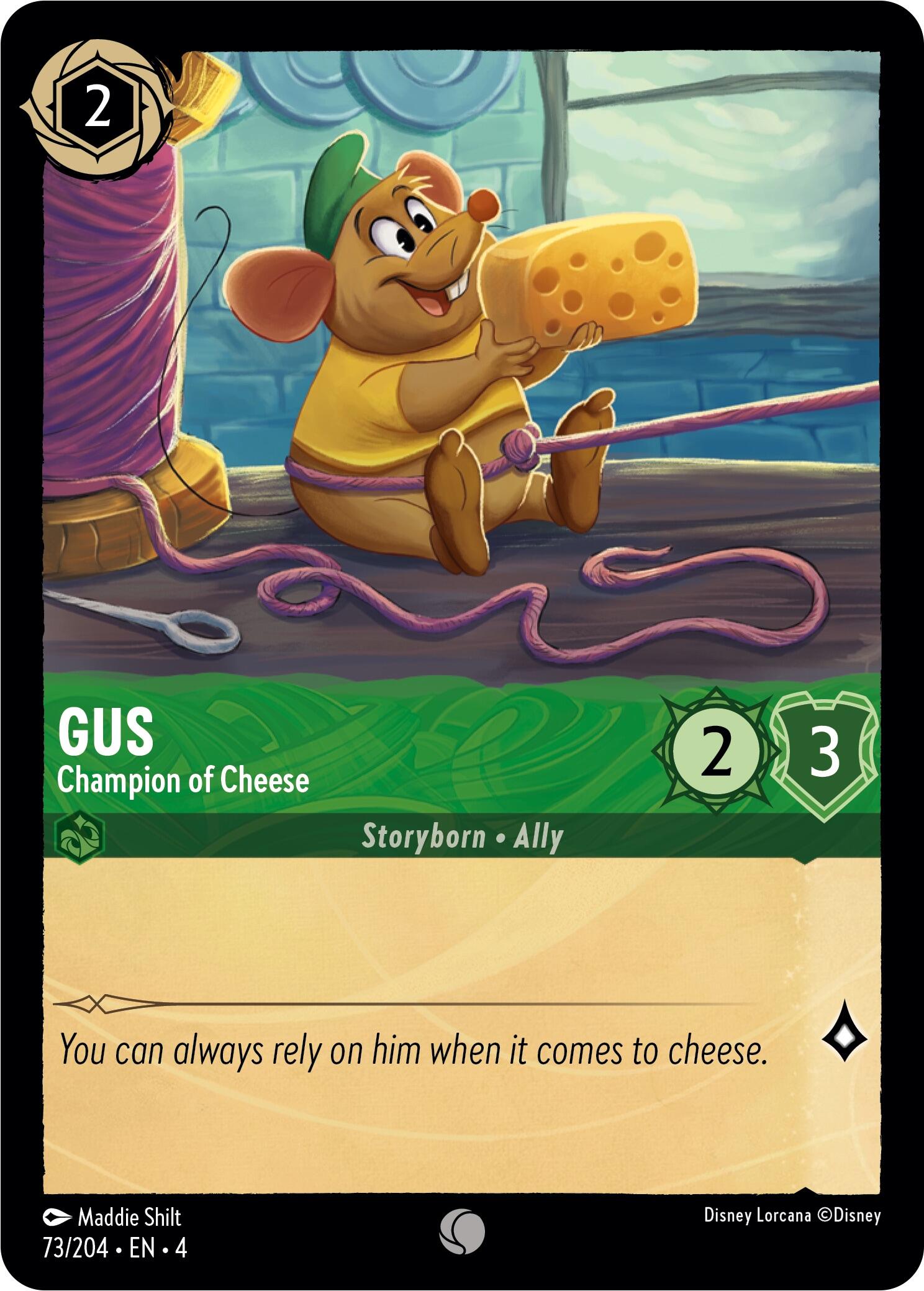 Gus - Champion of Cheese (73/204) [Ursula's Return] | Odin's Place