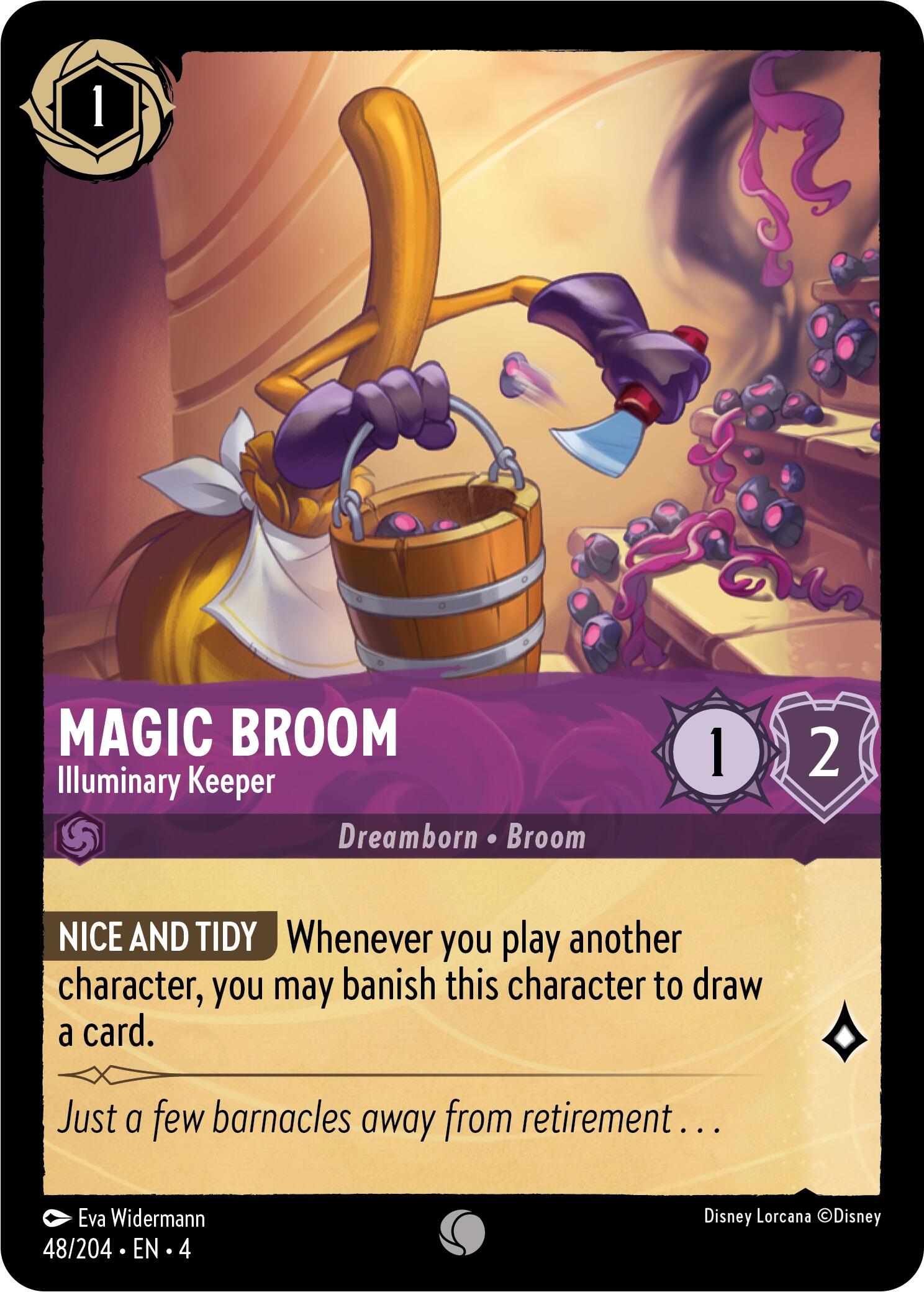 Magic Broom - Illuminary Keeper (48/204) [Ursula's Return] | Odin's Place