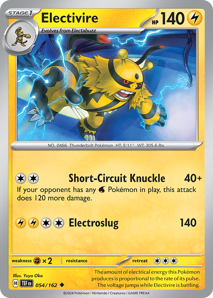 Electivire (054/162) [Scarlet & Violet: Temporal Forces] | Odin's Place