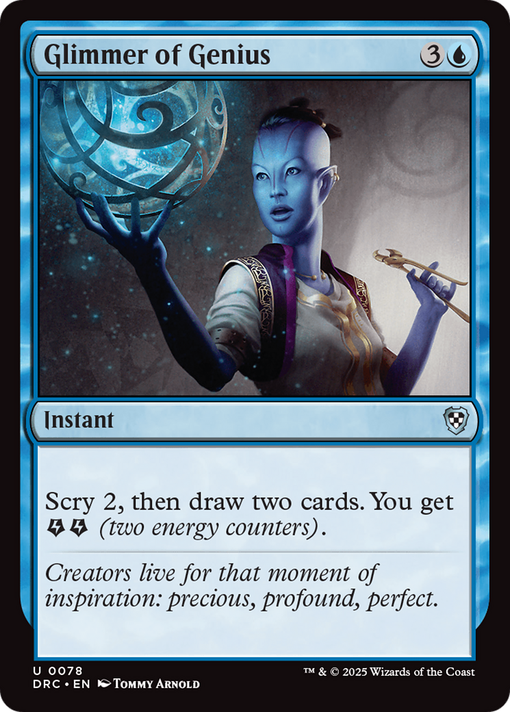 Glimmer of Genius [Aetherdrift Commander] | Odin's Place
