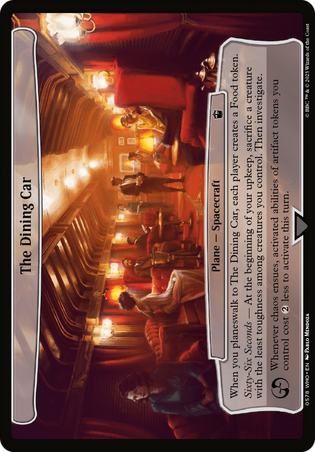 The Dining Car [Doctor Who] | Odin's Place