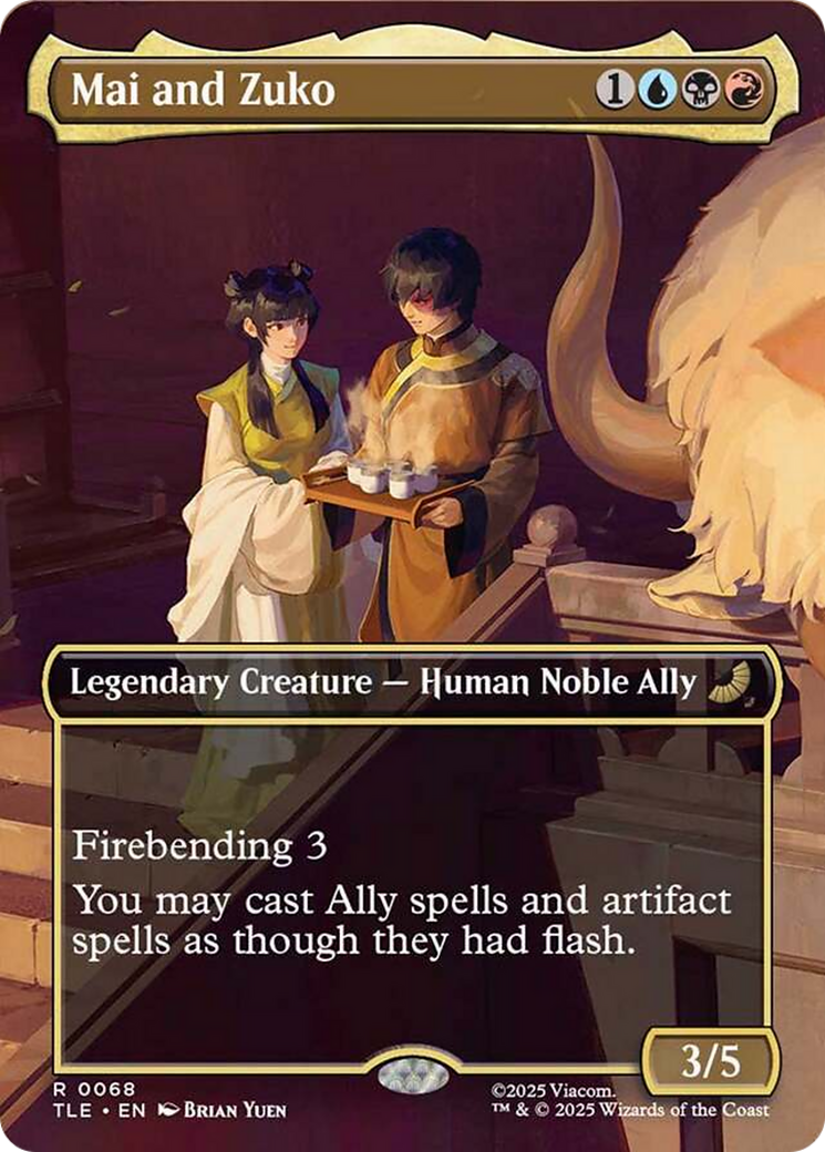 Mai and Zuko (Borderless) [Avatar: The Last Airbender: Eternal-Legal] | Odin's Place