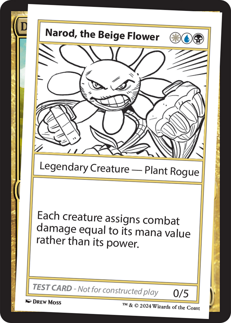 Narod, the Beige Flower [Mystery Booster 2 Playtest Cards] | Odin's Place