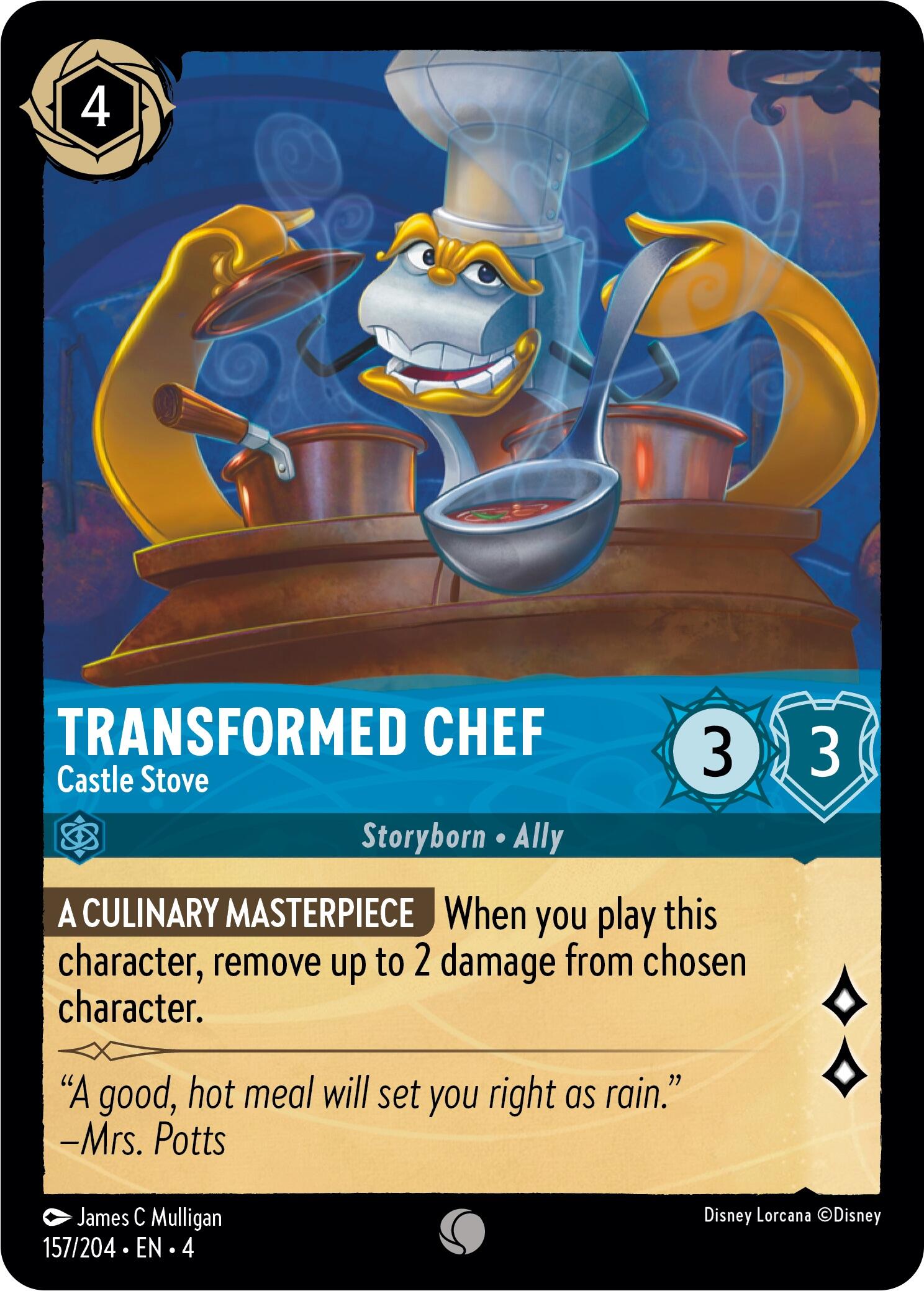 Transformed Chef - Castle Stove (157/204) [Ursula's Return] | Odin's Place