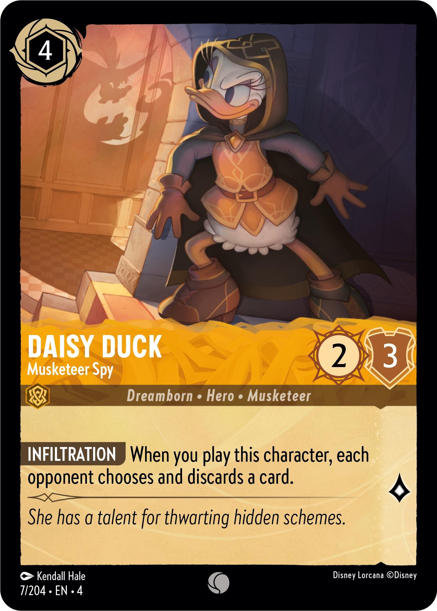 Daisy Duck - Musketeer Spy (7/204) [Ursula's Return] | Odin's Place