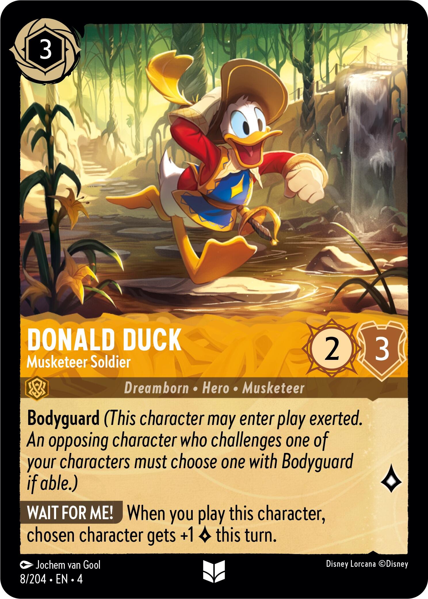 Donald Duck - Musketeer Soldier (8/204) [Ursula's Return] | Odin's Place
