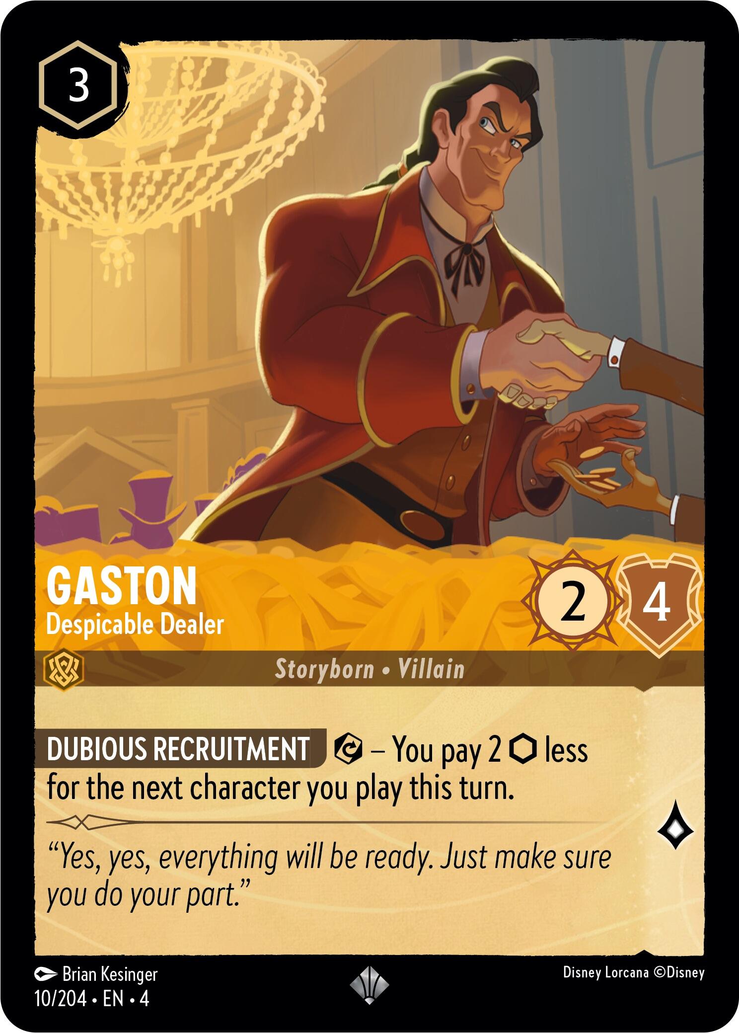 Gaston - Despicable Dealer (10/204) [Ursula's Return] | Odin's Place