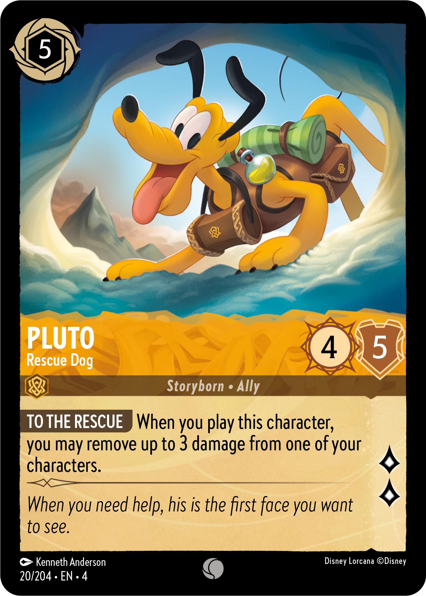 Pluto - Rescue Dog (20/204) [Ursula's Return] | Odin's Place