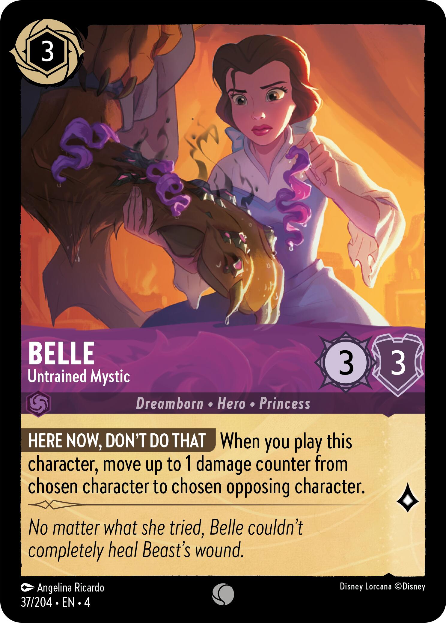 Belle - Untrained Mystic (37/204) [Ursula's Return] | Odin's Place