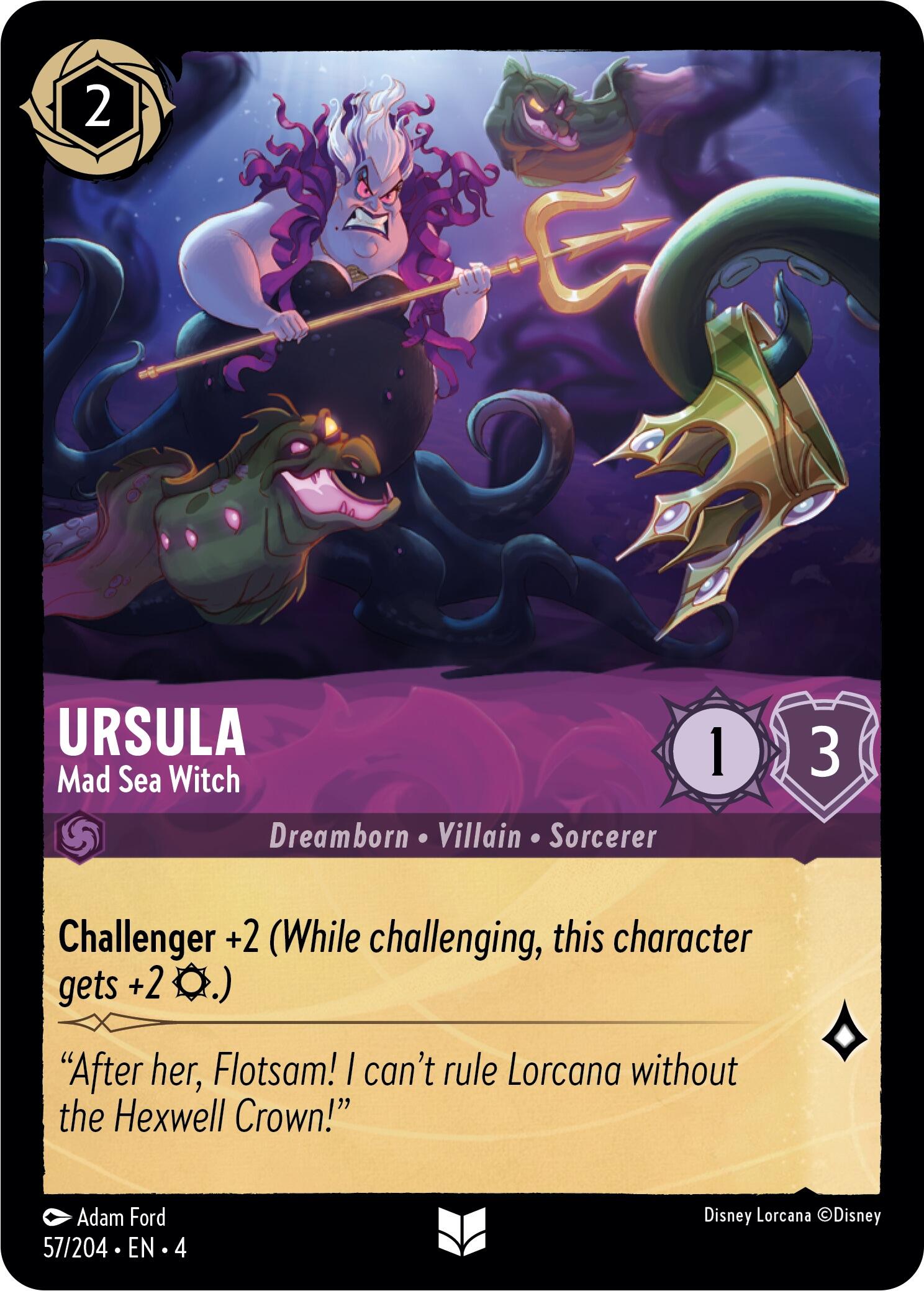 Ursula - Mad Sea Witch (57/204) [Ursula's Return] | Odin's Place