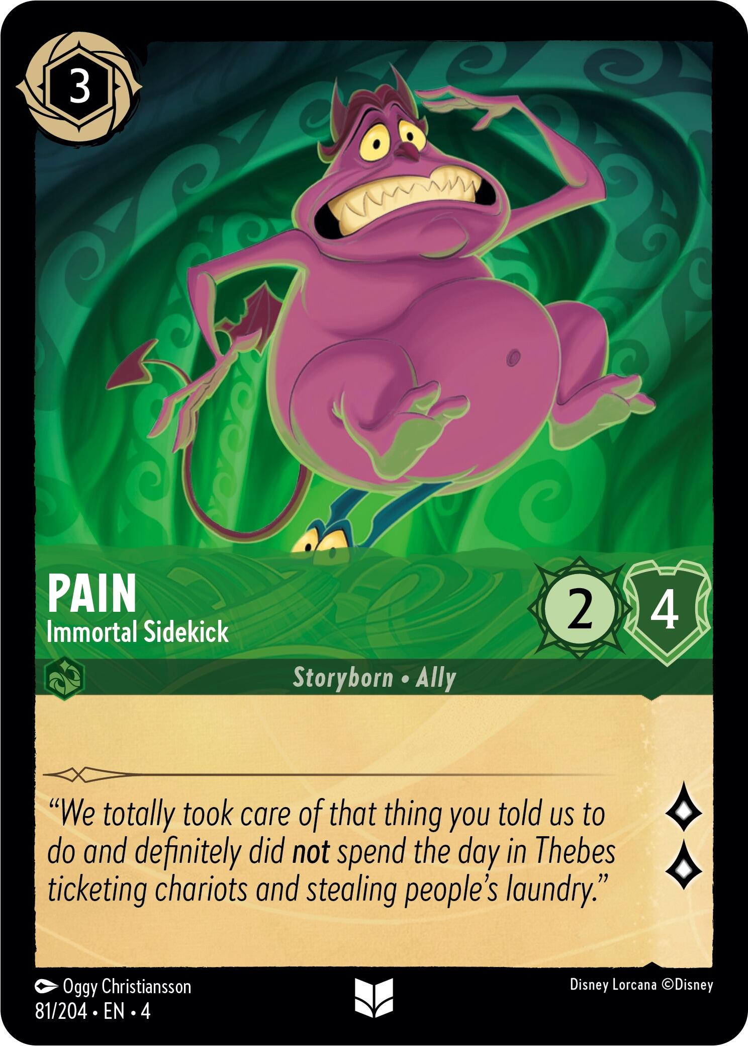 Pain - Immortal Sidekick (81/204) [Ursula's Return] | Odin's Place