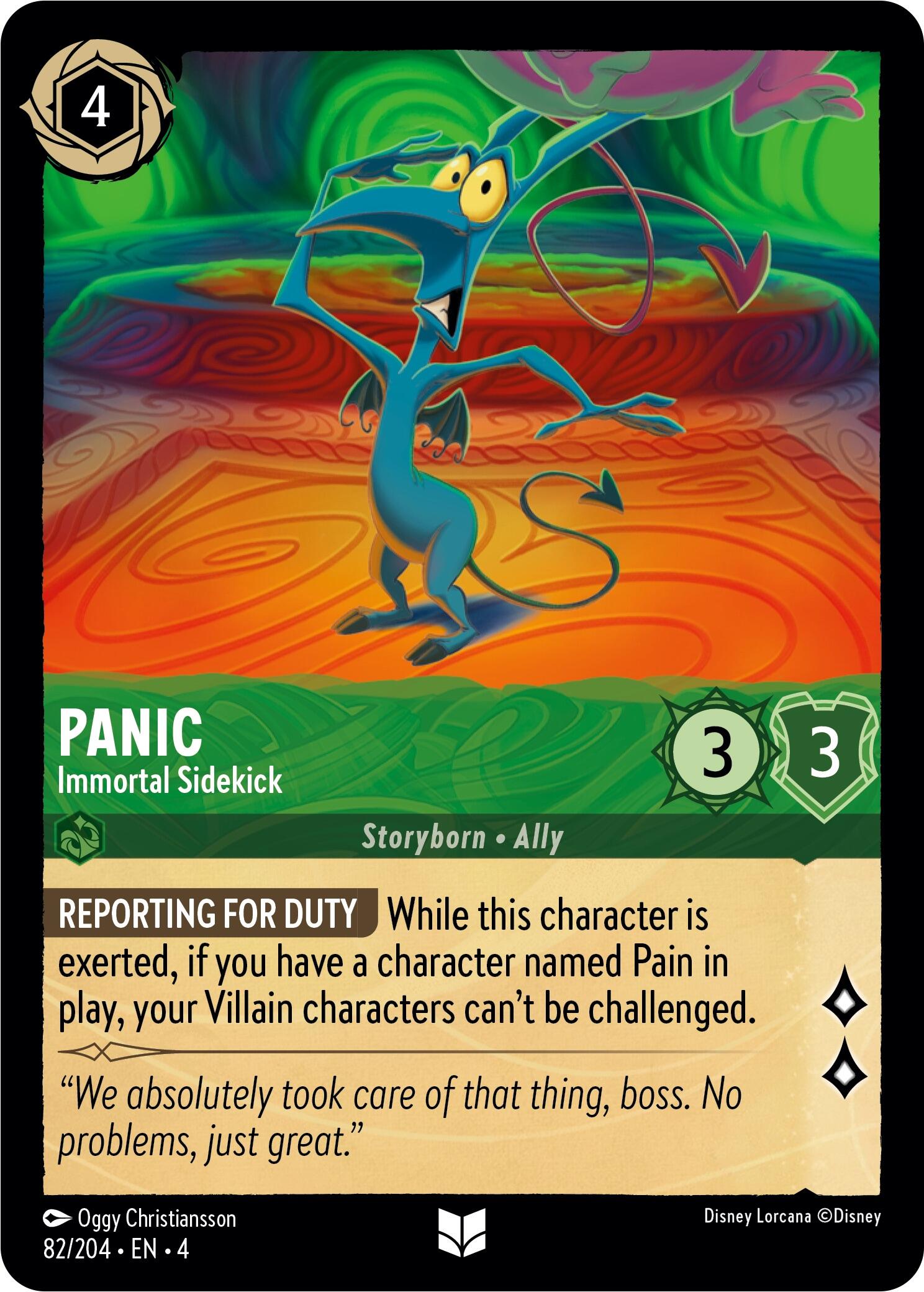 Panic - Immortal Sidekick (82/204) [Ursula's Return] | Odin's Place