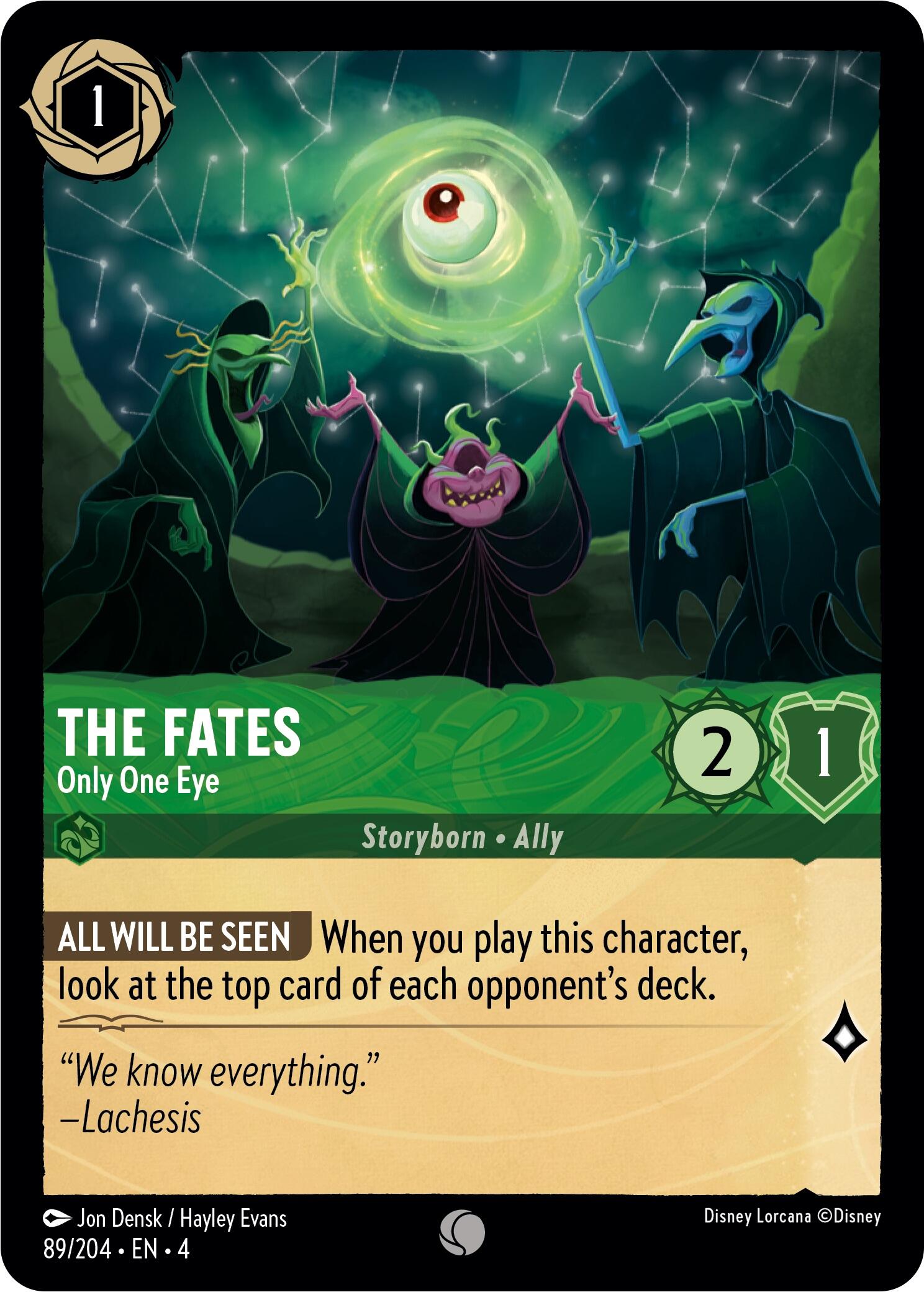 The Fates - Only One Eye (89/204) [Ursula's Return] | Odin's Place