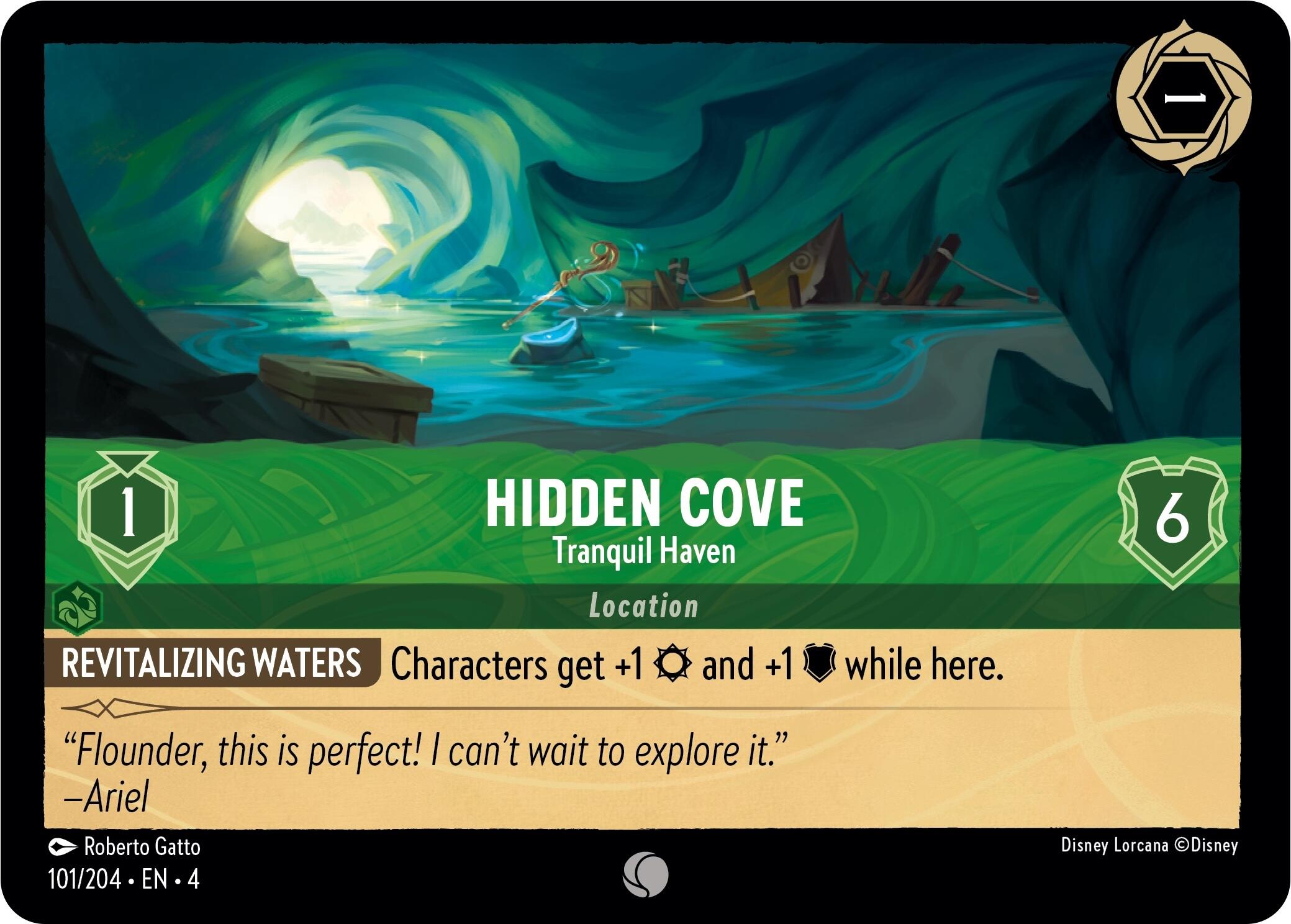 Hidden Cove - Tranquil Haven (101/204) [Ursula's Return] | Odin's Place