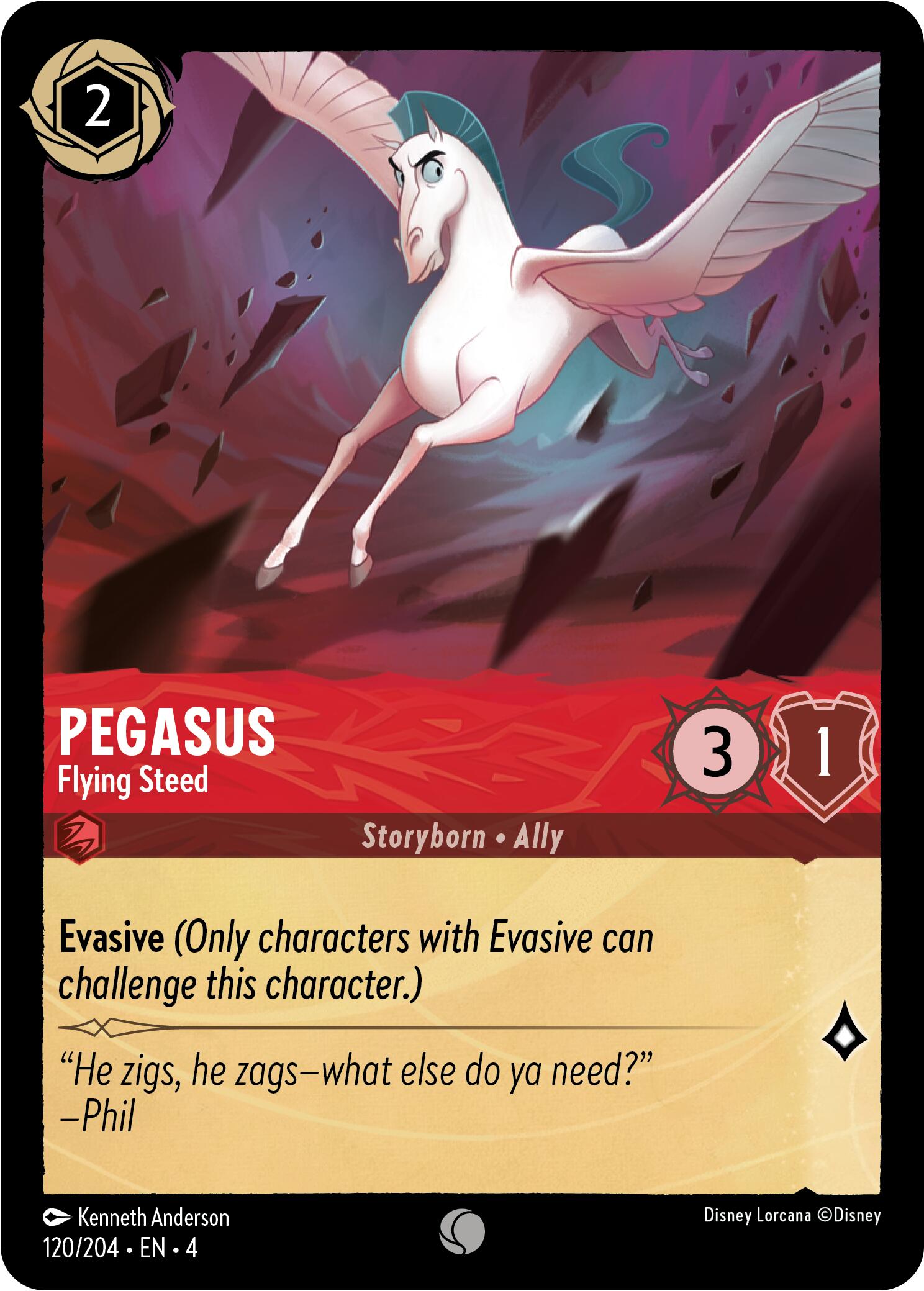 Pegasus - Flying Steed (120/204) [Ursula's Return] | Odin's Place