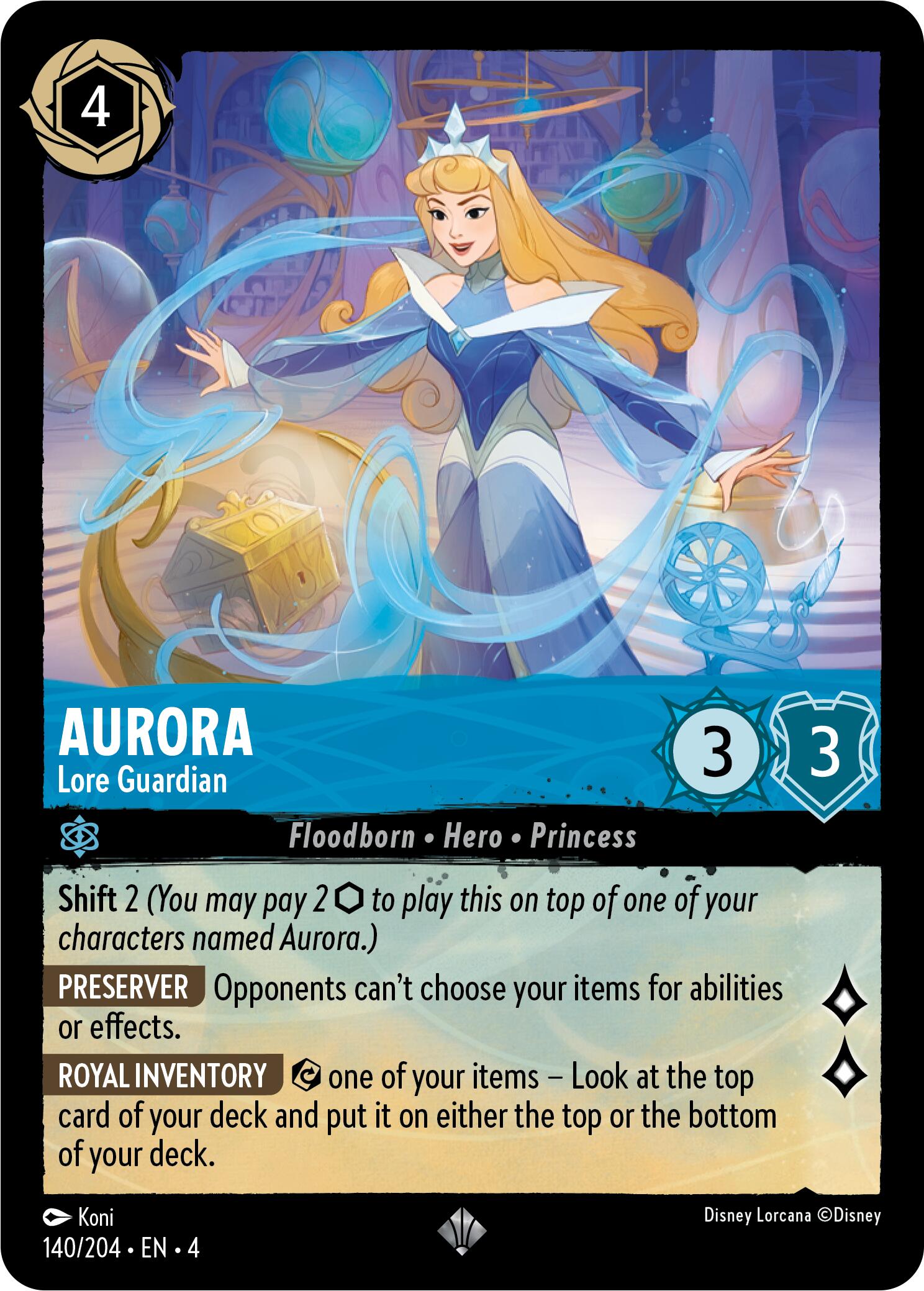 Aurora - Lore Guardian (140/204) [Ursula's Return] | Odin's Place