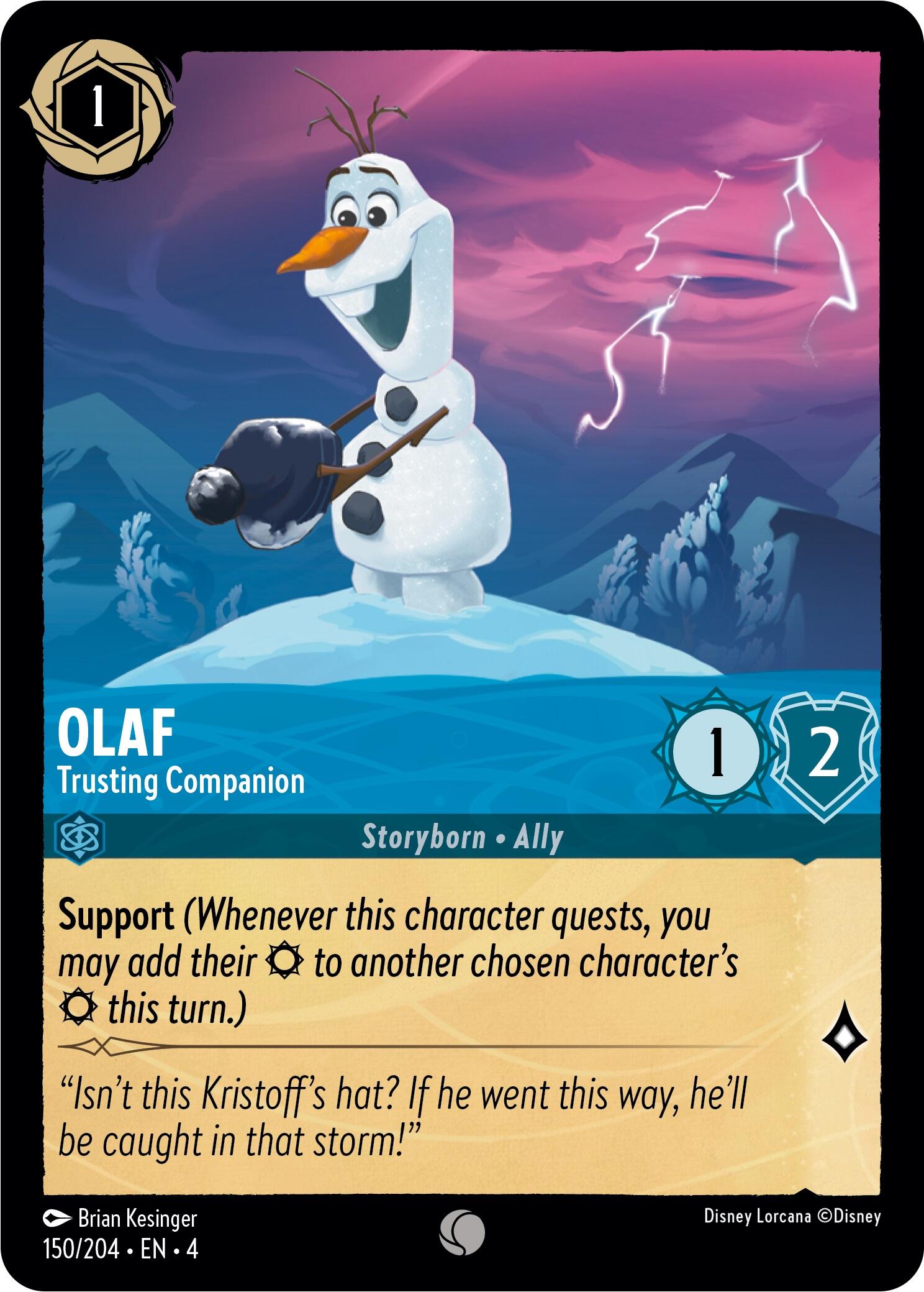 Olaf - Trusting Companion (150/204) [Ursula's Return] | Odin's Place