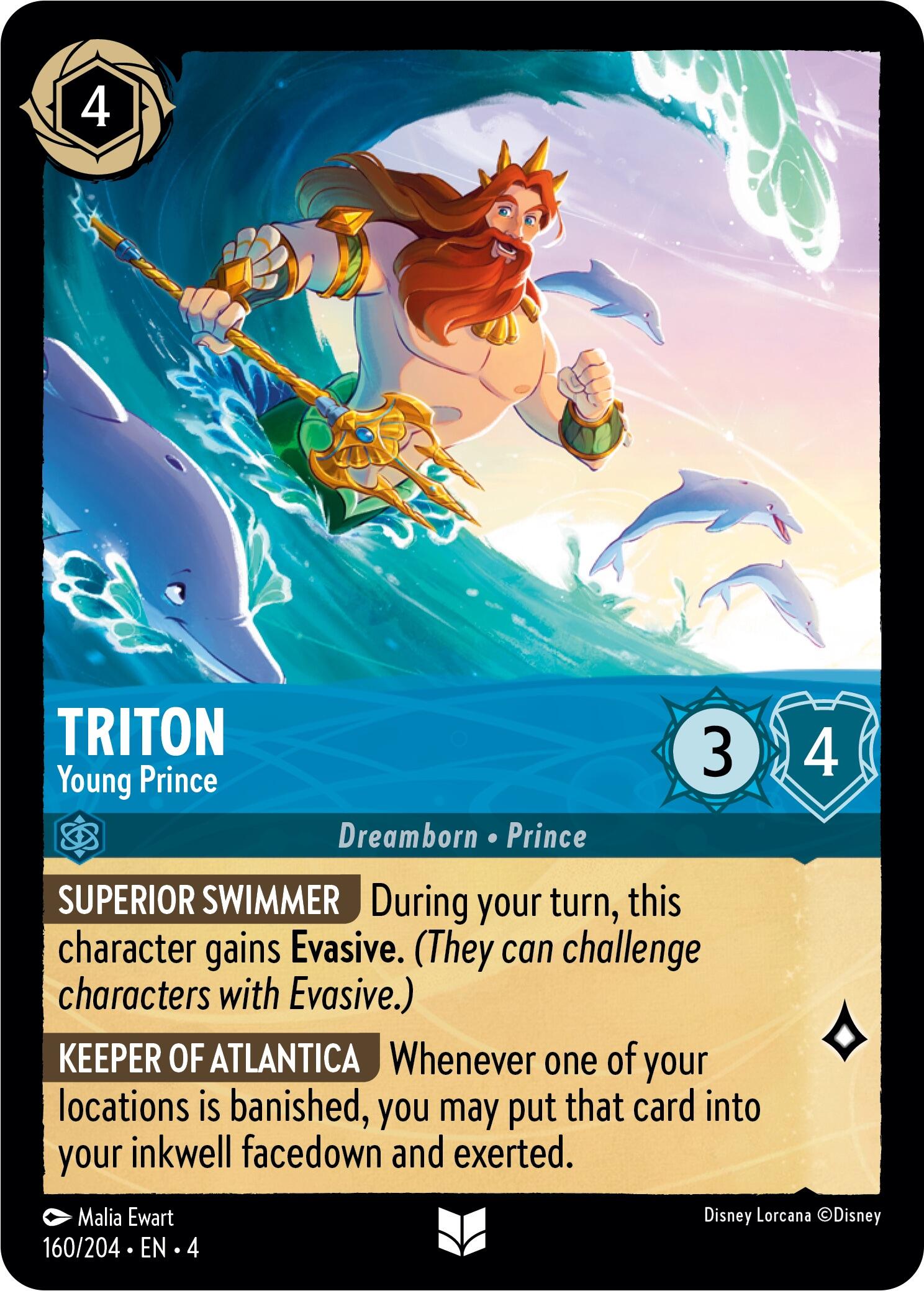 Triton - Young Prince (160/204) [Ursula's Return] | Odin's Place