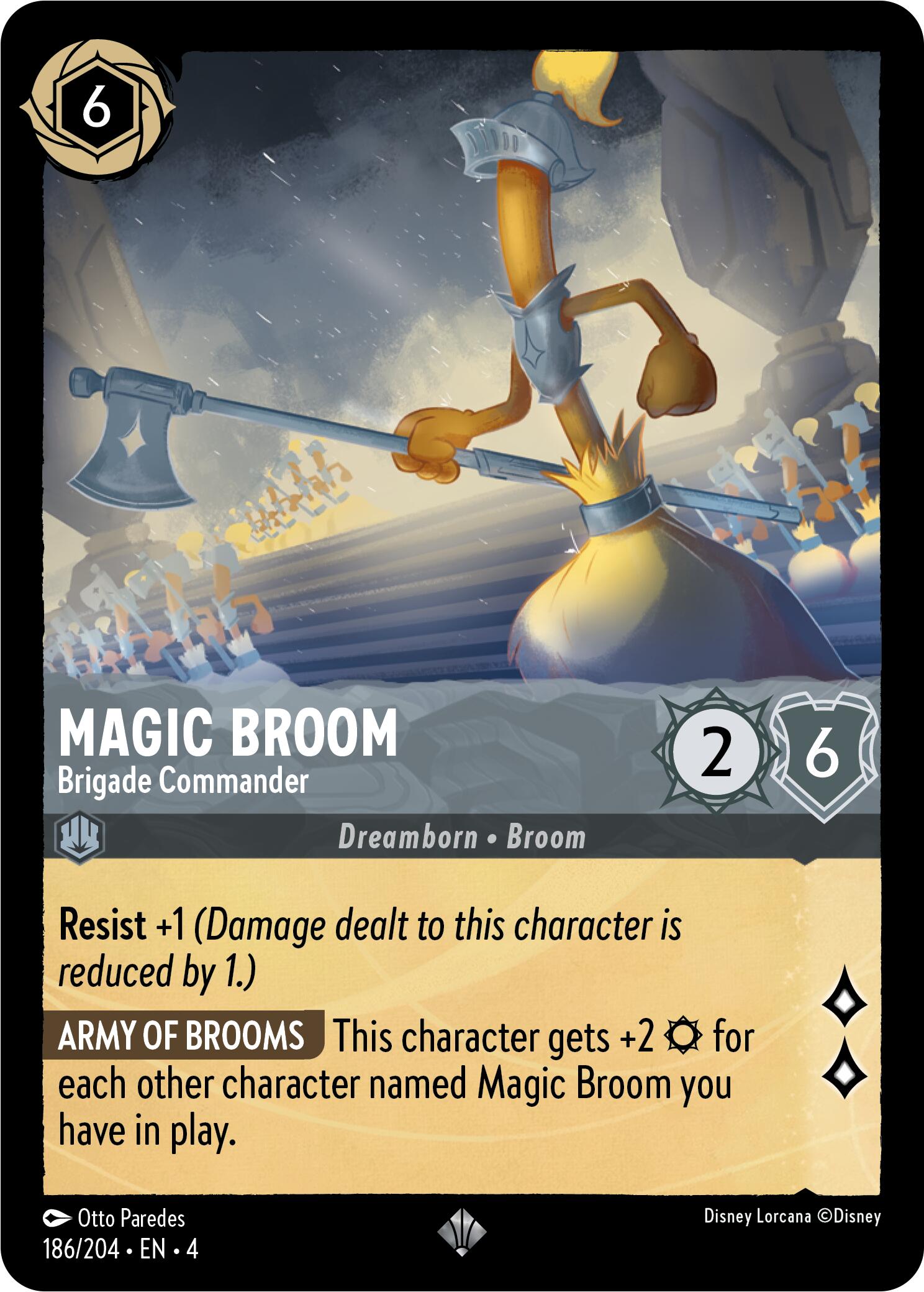 Magic Broom - Brigade Commander (186/204) [Ursula's Return] | Odin's Place