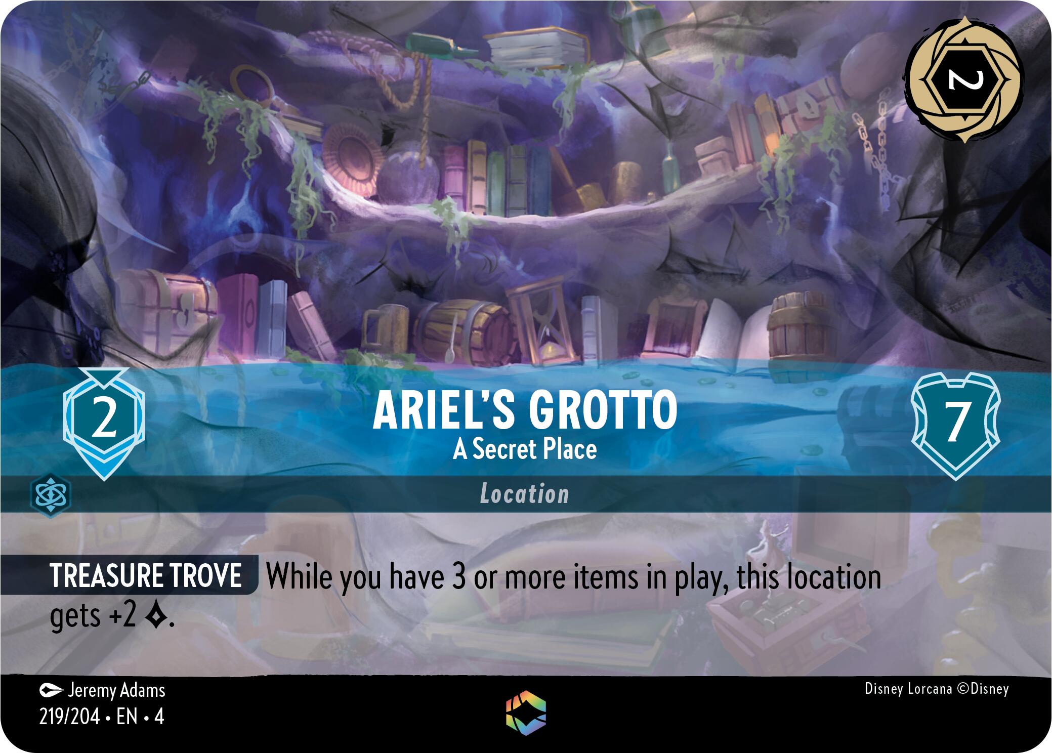 Ariel's Grotto - A Secret Place (Enchanted) (219/204) [Ursula's Return] | Odin's Place