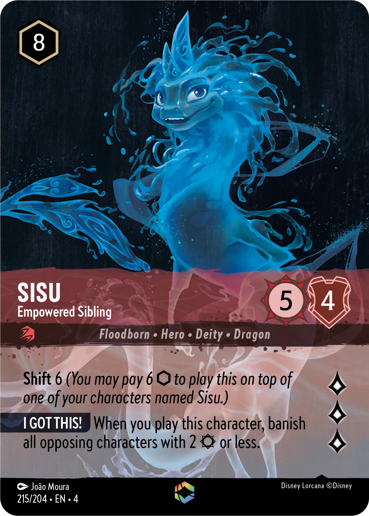 Sisu - Empowered Sibling (Enchanted) (215/204) [Ursula's Return] | Odin's Place