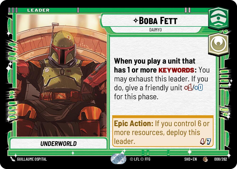 Boba Fett - Daimyo (008/262) (008/262) [Shadows of the Galaxy] | Odin's Place