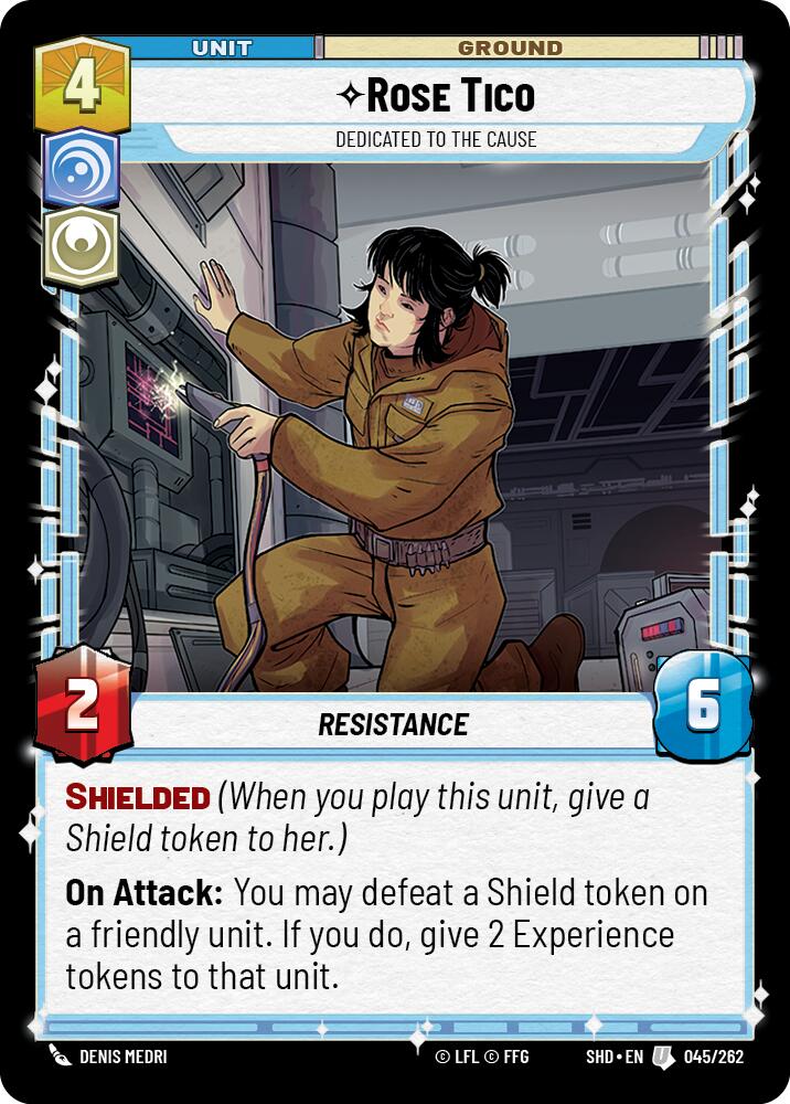 Rose Tico - Dedicated to the Cause (045/262) (045/262) [Shadows of the Galaxy] | Odin's Place
