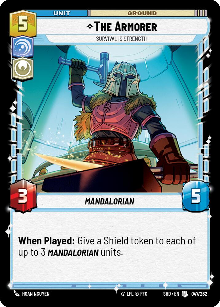 The Armorer - Survival Is Strength (047/262) (047/262) [Shadows of the Galaxy] | Odin's Place