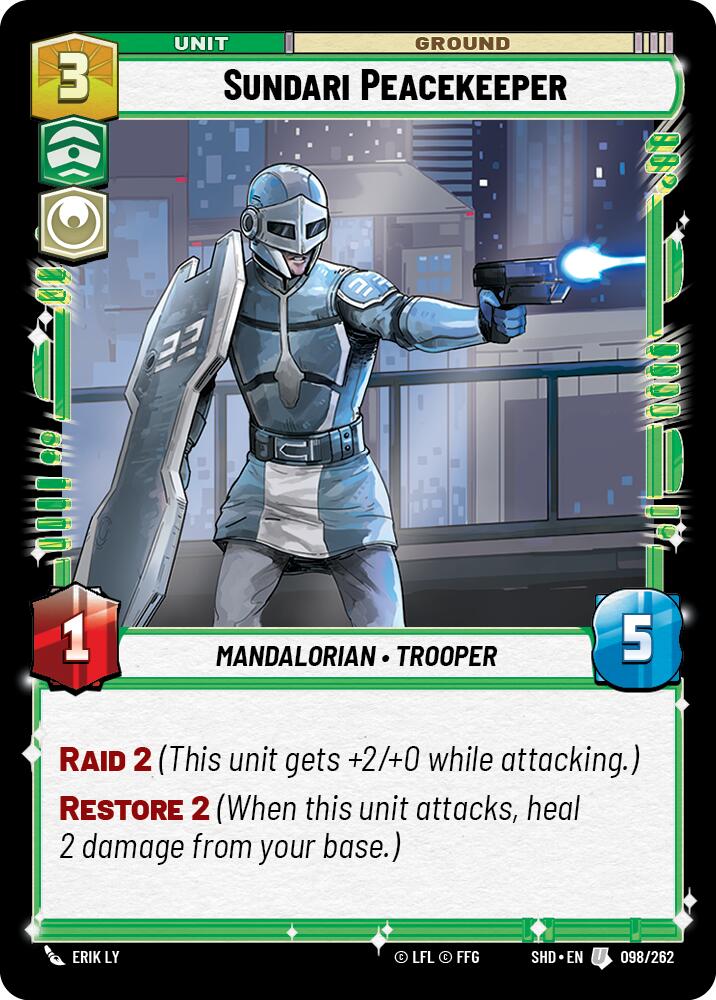 Sundari Peacekeeper (098/262) (098/262) [Shadows of the Galaxy] | Odin's Place