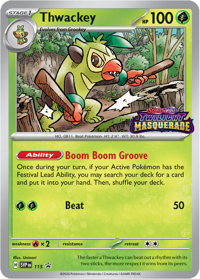Thwackey (115) [Scarlet & Violet: Black Star Promos] | Odin's Place