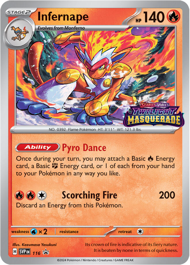 Infernape (116) [Scarlet & Violet: Black Star Promos] | Odin's Place