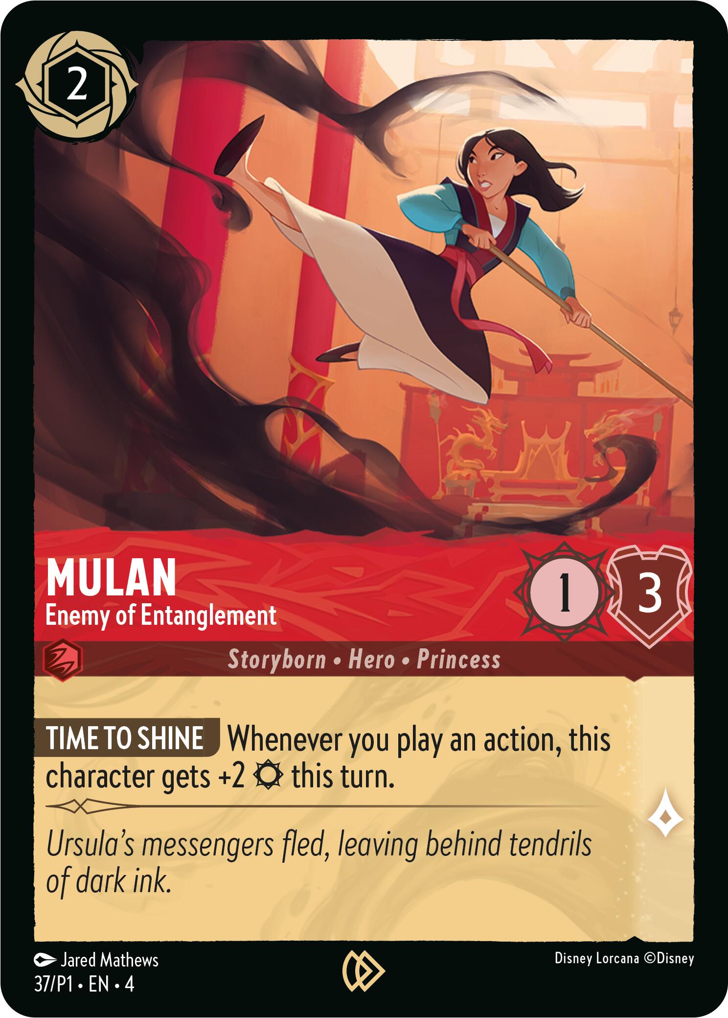 Mulan - Enemy of Entanglement (37) [Promo Cards] | Odin's Place