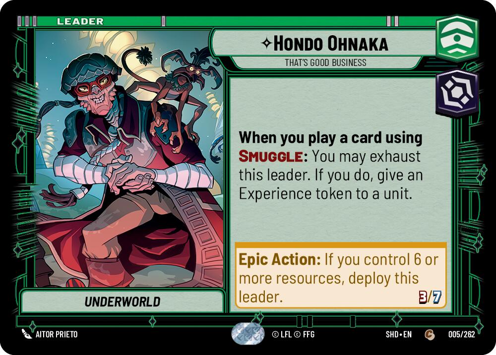 Hondo Ohnaka - That's Good Business (005/262) (005/262) [Shadows of the Galaxy] | Odin's Place