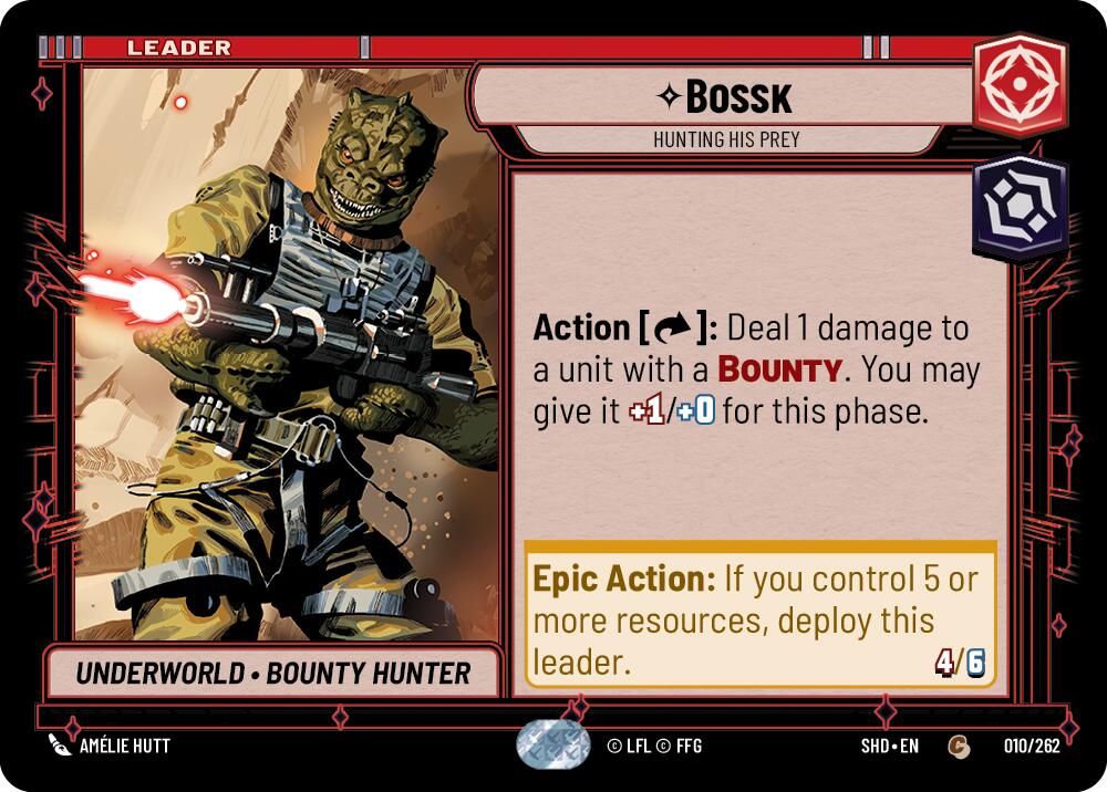 Bossk — Hunting His Prey (010/262) (010/262) [Shadows of the Galaxy] | Odin's Place