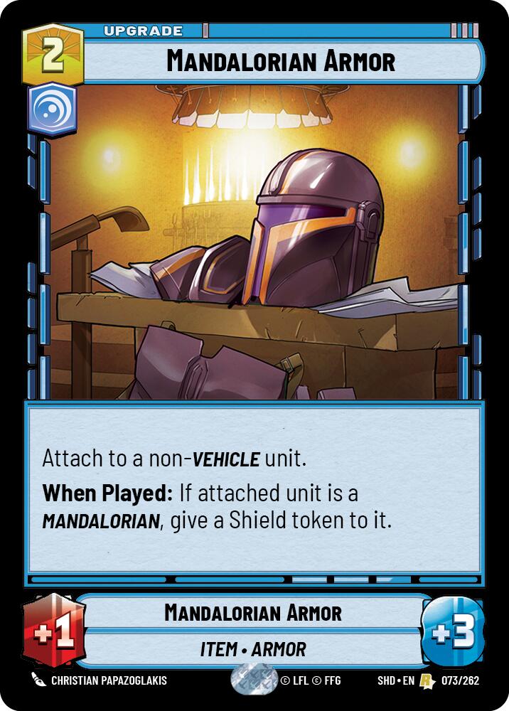 Mandalorian Armor (073/262) (073/262) [Shadows of the Galaxy] | Odin's Place