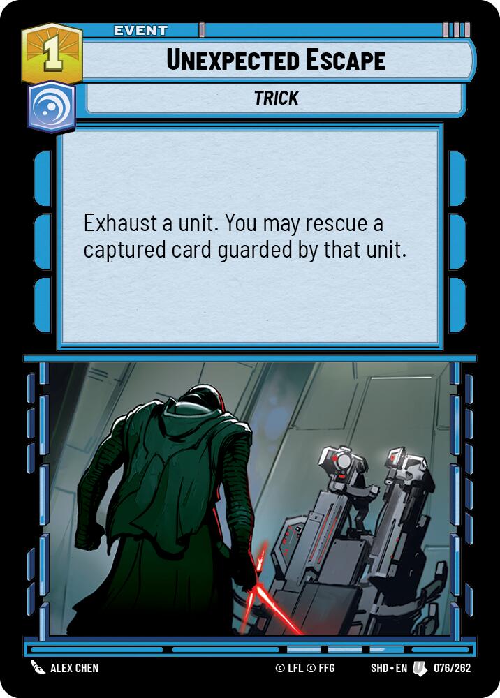 Unexpected Escape (076/262) (076/262) [Shadows of the Galaxy] | Odin's Place