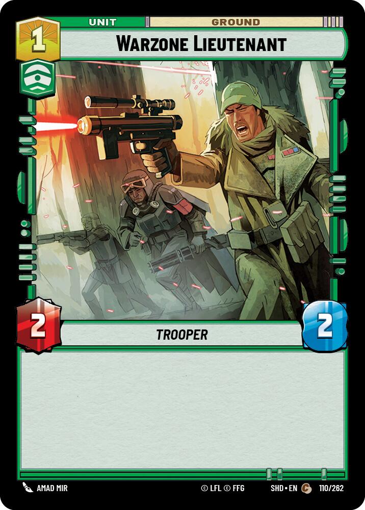 Warzone Lieutenant (110/262) (110/262) [Shadows of the Galaxy] | Odin's Place