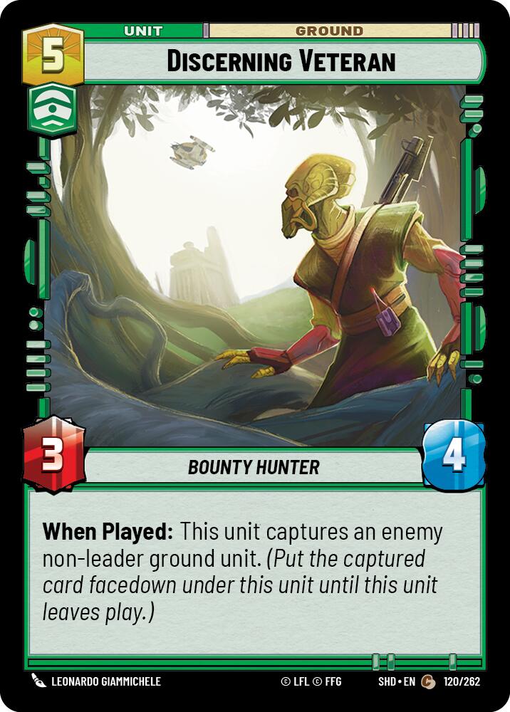 Discerning Veteran (120/262) (120/262) [Shadows of the Galaxy] | Odin's Place