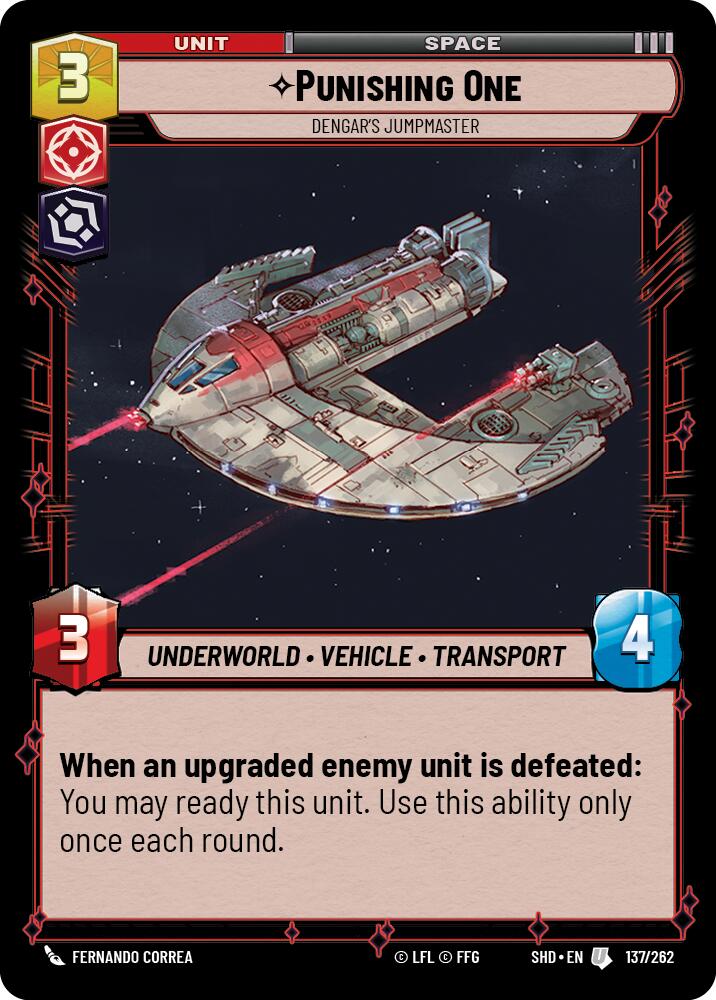 Punishing One - Dengar's Jumpmaster (137/262) (137/262) [Shadows of the Galaxy] | Odin's Place