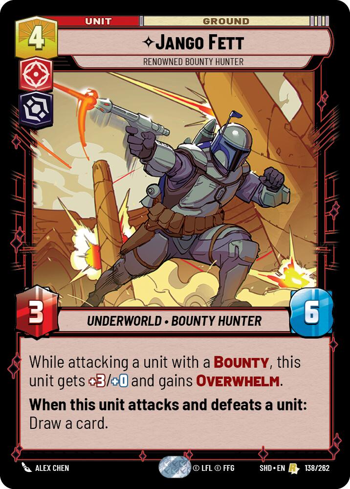 Jango Fett - Renowned Bounty Hunter (138/262) (138/262) [Shadows of the Galaxy] | Odin's Place