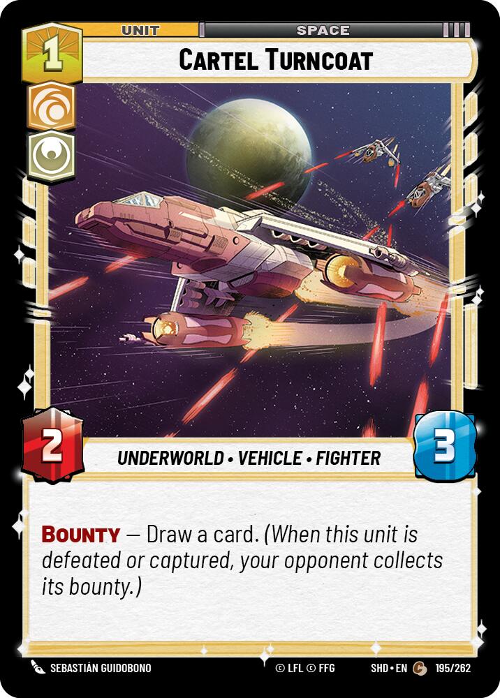 Cartel Turncoat (195/262) (195/262) [Shadows of the Galaxy] | Odin's Place
