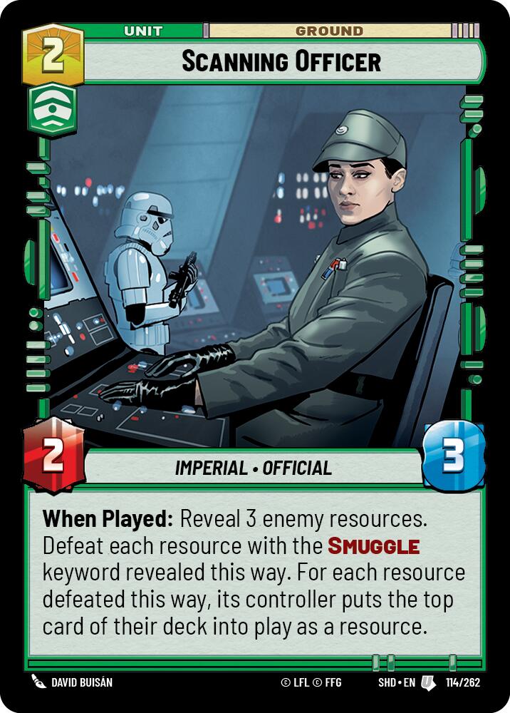 Scanning Officer (114/262) (114/262) [Shadows of the Galaxy] | Odin's Place