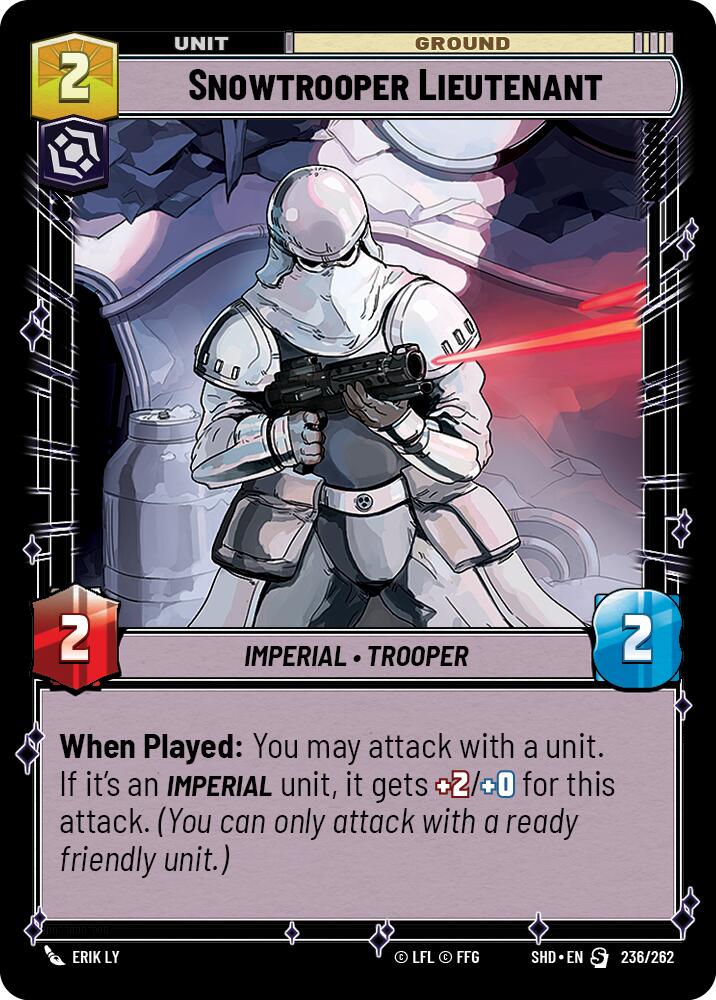 Snowtrooper Lieutenant (236/262) (236/262) [Shadows of the Galaxy] | Odin's Place