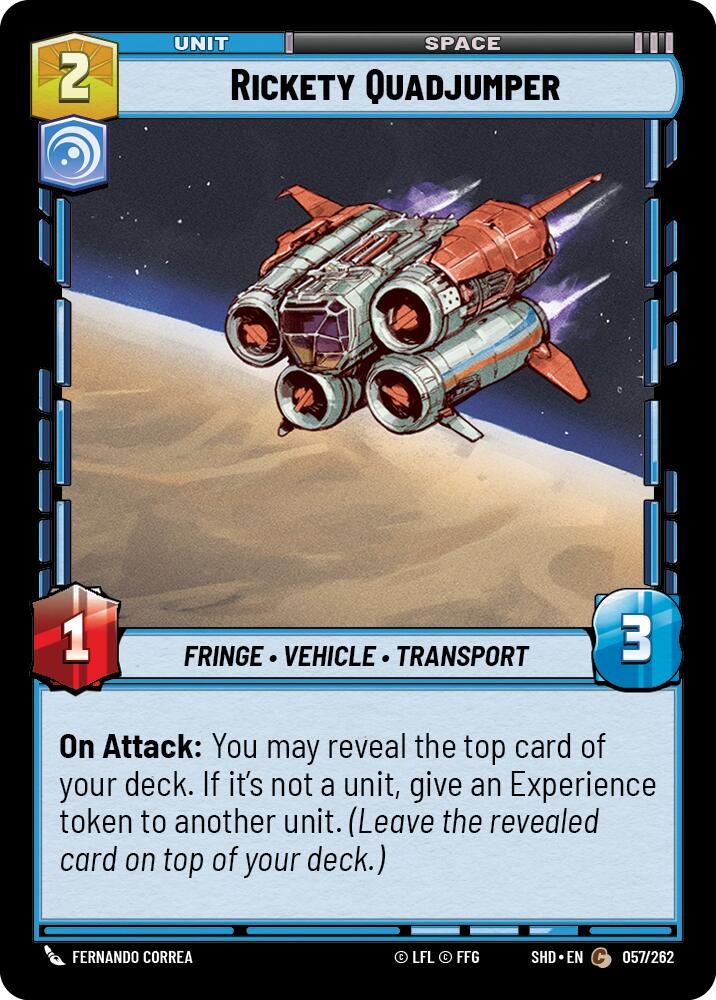 Rickety Quadjumper (057/262) (057/262) [Shadows of the Galaxy] | Odin's Place