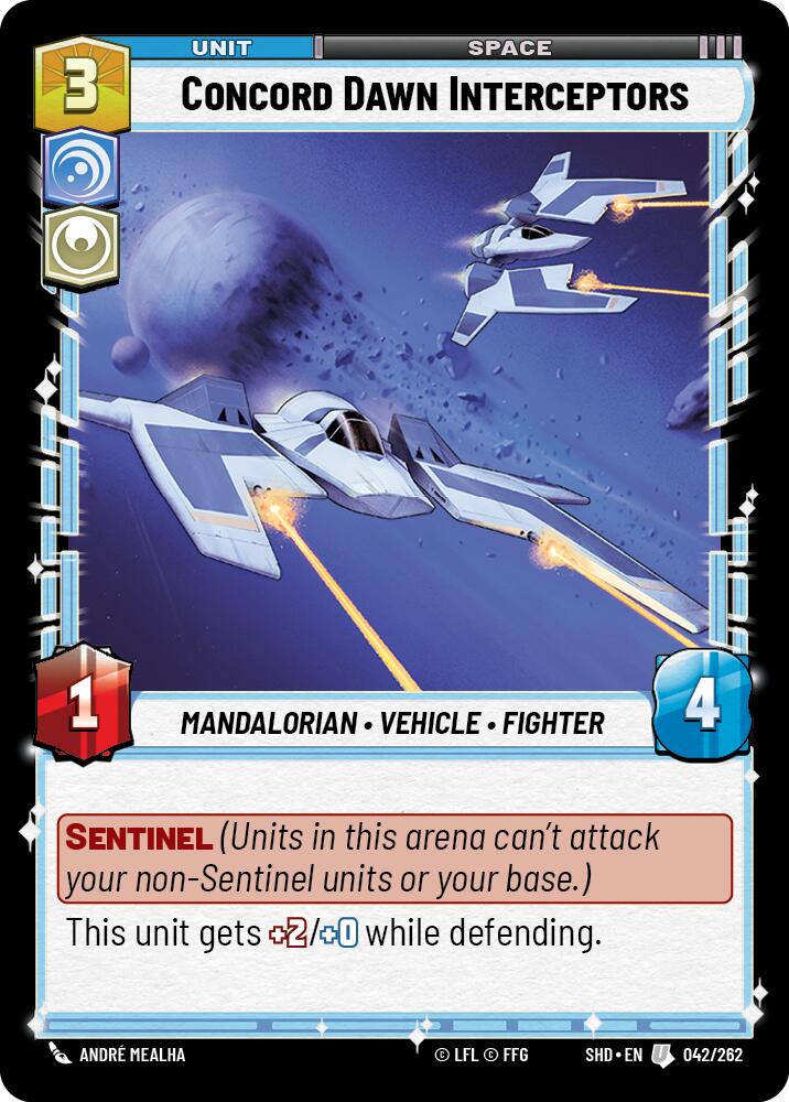 Concord Dawn Interceptors (042/262) (042/262) [Shadows of the Galaxy] | Odin's Place